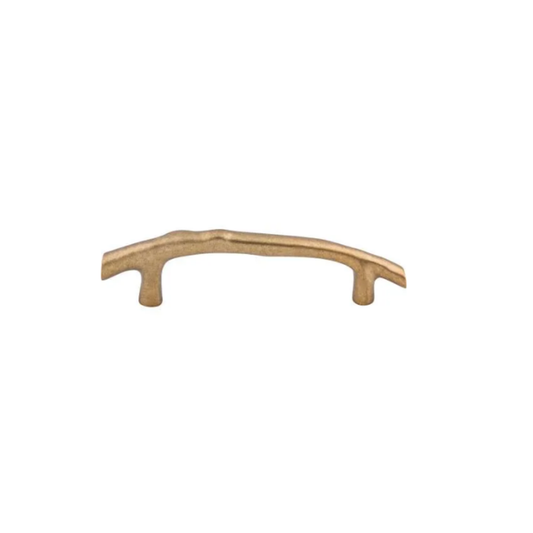 Aspen Twig Pull in Light Bronze finish — organic sculptural cabinet pull.